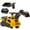 Yellow, variant on Aosom 3 in 1 Ride on Excavator Bulldozer, Road Roller w/ Music, Green