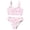 q0618-a3 Red, variant on Girl's 2 Piece Striped Bowknot Swimsuit Set Wireless Cute Bathing Suit Summer Beachwear Bikini Sets Sun Protection