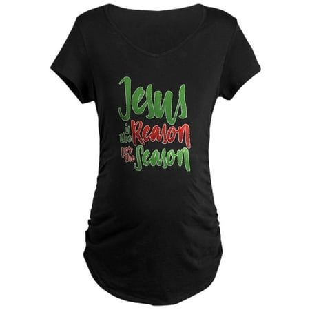 

CafePress - Jesus Is The Reason - Maternity Dark T-Shirt