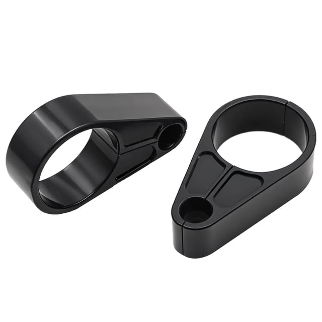 2 Pcs Handlebar Clamps, 1 Inch Universal Motorcycle Cable Clips for Brake and Clutch Lines, Sturdy Aluminum Alloy Cable Holders – Easy Installation for Modified Motorcycles, ATVs, Dirt Bikes