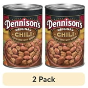 (2 pack) Dennison's Original Chili Con Carne with Beans, 26g Protein Per Serving, 15 oz. Can