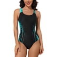 thumbnail image 1 of Charmo Traje de baño de una pieza para mujer Bañador deportivo Racerback, 1 of 6
