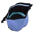 thumbnail image 3 of Bolsa de alimentación para caballos, diseño a prueba de derrames, bolsa de alimentación para nariz de malla con correa ajustable para alimentar suplemento de polvo de grano azul, 3 of 12