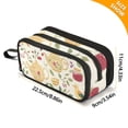 thumbnail image 4 of FORMRS Pencil Case with 3 Compartments Zipper Pouch, Elementary School Level and up, Birds Tea Time, 4 of 8