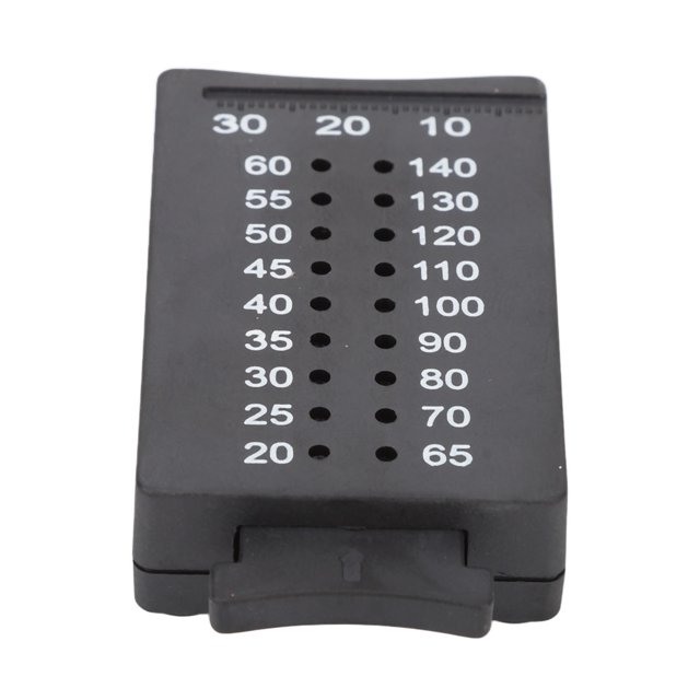Cortador de gutapercha, resistente al calor, de alta precisión, manual, regla de medición oral para clínica oral.