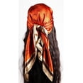 thumbnail image 2 of CAILDANL Silk Like Head Scarf for Women Satin Printed Bandana for Hair Wrapping Fashion Accessory 35 Inch Square Hair Scarf, 2 of 5