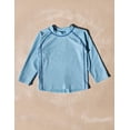 thumbnail image 2 of Long Sleeve Baby Boys Girls Rash Guard Sun Protected UPF + 50 Kids & Toddler Swim Shirt (Size 12 Months-5 Toddler), 2 of 6