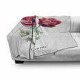 thumbnail image 3 of Anemone Flower Soft Flannel Fleece Throw Blanket, Watercolor Painting Style Bouquet of Anemone Vintage Garden, Cozy Plush for Indoor and Outdoor Use, 70" x 90", Sage Green Red Navy Blue, by Ambesonne, 3 of 6