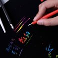 thumbnail image 4 of KAKOWELY 12 Pcs Metal Tip Scratch Painting Pens for DIY Projects Scratch Stylus for Scratch Paper Reusable Iron Scratch Tools DIY Scratching Drawing Pens, 4 of 5