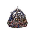 thumbnail image 2 of Tyidzon Patriotic Christmas Ornaments, 250th Anniversary Red White & Blue Design, Acrylic Tree Hanging Decor, 3.15 in 2D for Xmas Tree Gift Home Decor, 2 of 6