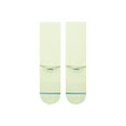 thumbnail image 3 of Stance mens Icon Solid Color Cotton Crew Socks (Green Sand, L), 3 of 3