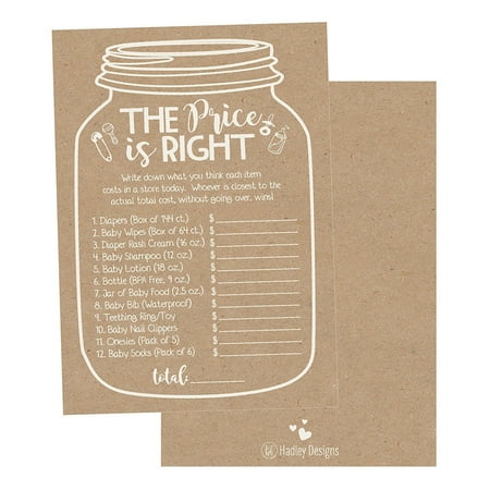 25 Rustic Guess If The Price Is Right Baby Shower Game Ideas For 25 Rustic Guess If The Price Is Right Baby Shower Game Ideas For