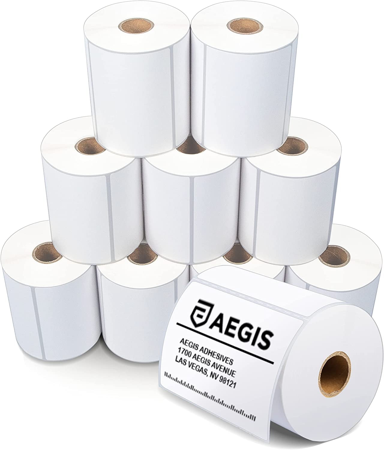 Aegis Adhesives 4” X 3” Direct Thermal Labels for Shipping, Postage