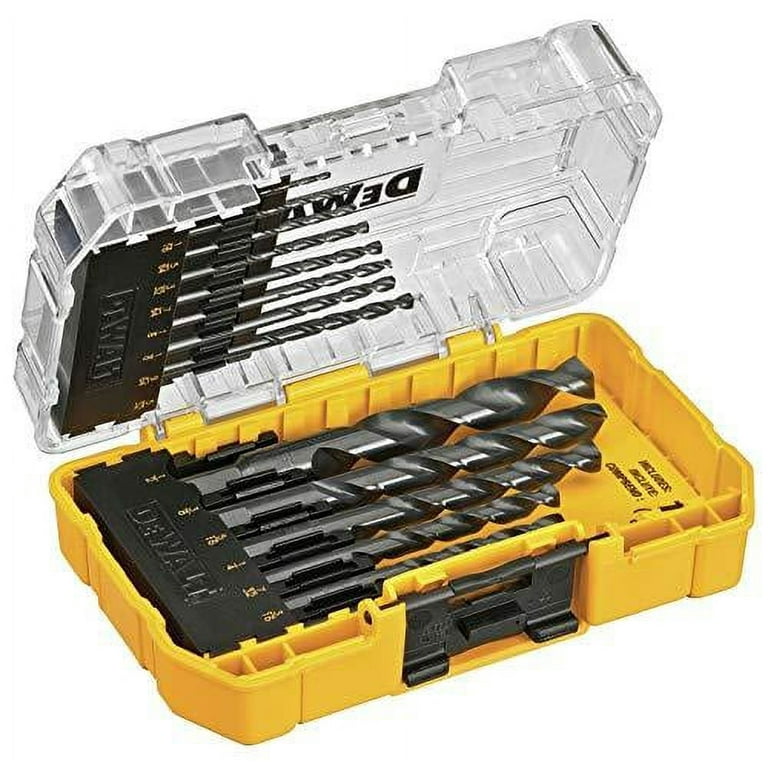 DEWALT 14-Piece Assorted Black and Gold Coated HSS Twist Drill Bit Set DEWALT 14-Piece Assorted Black and Gold Coated HSS Twist Drill Bit Set