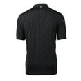 thumbnail image 3 of Men's Cutter & Buck Black Air Force Falcons Team Big & Tall Virtue Eco Pique Tile Print Polo, 3 of 3