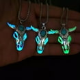 thumbnail image 4 of HOOUN Vintage Style Turquoise Moonstone Necklace Pendant Boho Western Women Jewelry-28#Moonstone dragonfly, 4 of 5