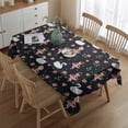 thumbnail image 2 of Ballerina Princess Swan Pattern Rectangle Tablecloth 60"x84",Waterproof Polyester Rectangle Table Cloth, Wipeable Spillproof Polyester Tablecloth for Dining, Camping, Indoor and Outdoor, 2 of 5