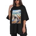 thumbnail image 4 of Plus Size Shirt for Women Black Tops for Women Short Sleeves Shirt for Women Puppy T Shirt Crewneck Shirt for Women XL, 4 of 5