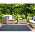 thumbnail image 2 of Liora Manne Soleil Wrought Iron Indoor Outdoor Rug Navy 5x7 Flatweave Durable, 2 of 5