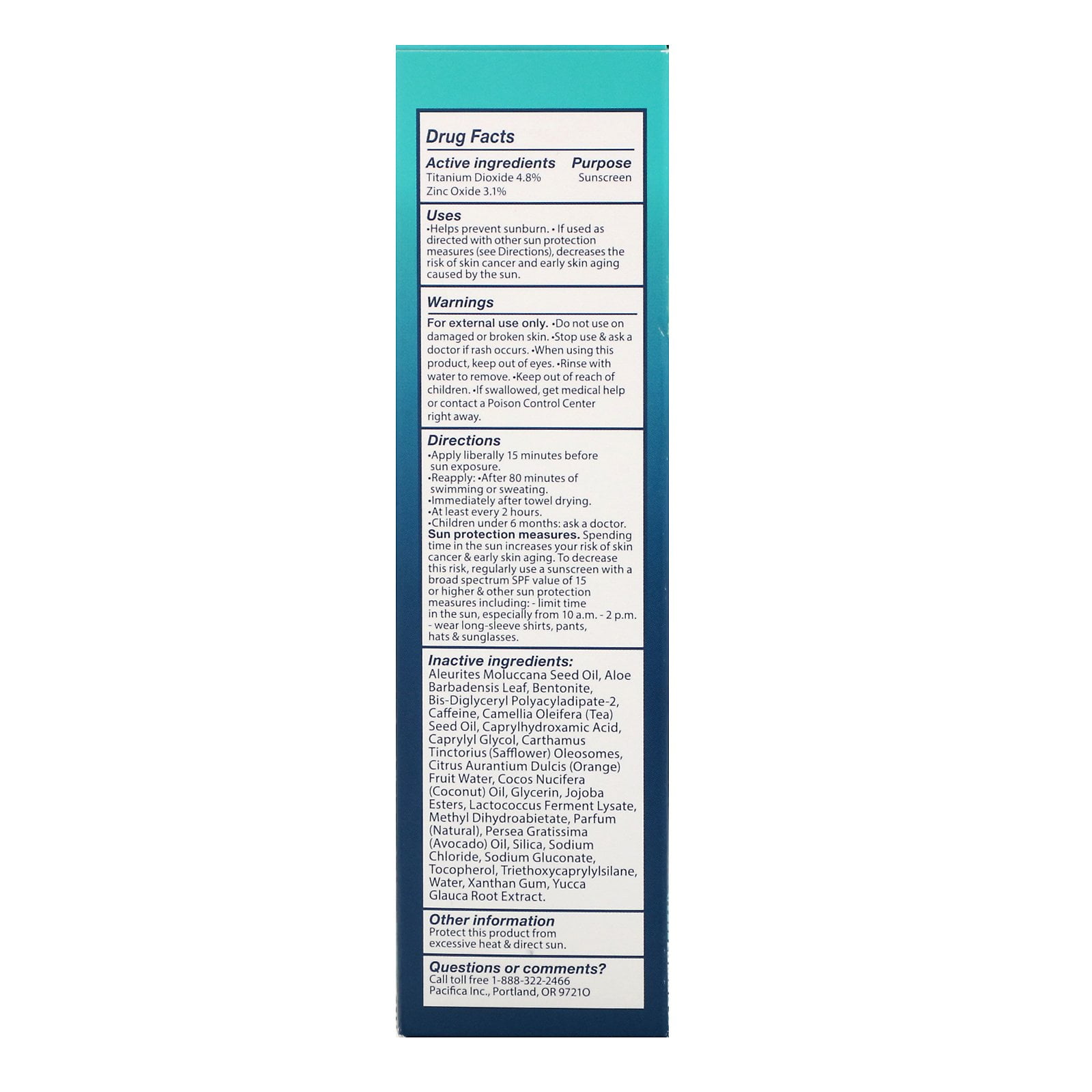 pacifica sunscreen mineral coconut probiotic technology