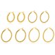 thumbnail image 1 of JeenMata Pendientes de Aro de Cuerda Trenzada de 4 Pares para un Uso Diario Elegante: Packs de Pendientes Asequibles: Paquete Múltiple de Joyas, 1 of 5