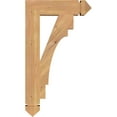 thumbnail image 3 of Ekena Millwork 3 1/2"W x 16"D x 28"H Merced Arts & Crafts Smooth Bracket, Western Red Cedar, 3 of 4