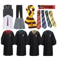 thumbnail image 2 of Jersey de Harry Potter para niños y adultos, ropa de uso diario, bufanda de Hermione, disfraces, uniforme escolar, corbata, estilo universitario, fiesta, 2 of 4