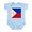 Sky Blue, variant on CafePress - Flag Of The Philippines Body Suit - Baby Light Bodysuit, Size Newborn - 24 Months