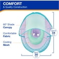 thumbnail image 2 of Spring Float with Adjustable Canopy and UPF  , Blue Lobster, 2 of 6