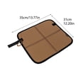 thumbnail image 3 of Tapis de Pique-Nique Pliant Composite et Résistant au Sable pour Camping Randonnée Plage et Décoration de Voyage en Plein Air, 3 of 5