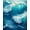Blue, Pattern 11, variant on ODIKA 4'x6' Machine Washable Non-Slip Area Rug, Interactive Road Traffic Playmat for High Traffic Rug, Blue, 1908