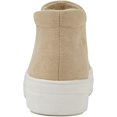 thumbnail image 5 of Soda Flat Women Chelsea Shoes Slip On Canvas Casual High Top Hidden Platform Sneakers White Sole Flatform Cushion Foam WOODS-S Beige Taupe Suede 8.5, 5 of 5