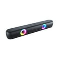thumbnail image 4 of Bluetooth Speaker Bluetooth Speaker with RGB Lights, B320 Long Strip Soundbar, Stereo Sound for PC Gaming Desk, Home Use, Wireless Type-C Audio System, Immersive Experience, 7 Lighting Modes, 4 of 9
