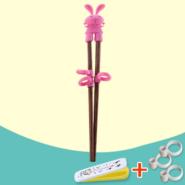 Kids Training Chopsticks Children Learning Chopsticks Learning Chopsticks For Kids 1 Pair Kids Wood Chopsticks Cartoon Children Chopsticks Learning Easy To Use Training Chopsticks