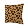 thumbnail image 2 of YFYANG Square Decorative Throw Pillow Case (Without Pillow Insert), Abstract Print Texture Brown Bedroom Sofa Car Cushion Cover, 18"x18", 2 of 9