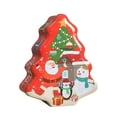 thumbnail image 2 of Xihbxyly Caja de Regalo Navideña con Diseño de Papá Noel y Árbol de Navidad, de Hojalata, para Guardar Dulces, Decoración para El Hogar, con Un Toque Navideño, Hermética, Tamaño 13 X 13 Cm., 2 of 5
