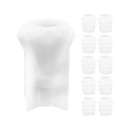 

Etereauty 1 Set Creative Wine Bottle Stopper Mold Handmade Mold DIY Bottle Stopper Plaster Supply