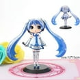 thumbnail image 1 of 2022 Anime nuevo 15cm Hatsune Miku lindo Kawaii cantante Virtual Miku Manga estatua figura Pvc kawaiii figura de acción modelo coleccionable, 1 of 4