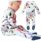thumbnail image 1 of Pijama Footie Posh Peanut Country Rose para niña de 0 a 3 m, 1 of 7