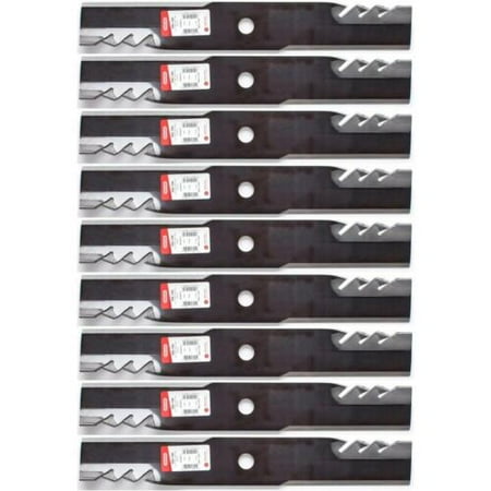 

9PK USA Toothed Mulching Blade for Exmark 60 Radius X-Series RAX730GKA604A3