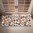 thumbnail image 2 of Baseball Football Pattern Door Rugs,Washable Non Slip Door Mats Indoor,Decorative Door Mats,Entry Mat Indoor for Entrance,Bedroom,Kitchen,Bathroom,16"x47", 2 of 6