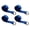 Blue, variant on Mega Cargo Control 2" x 10' D Ring Lasso Straps - Heavy Duty Wheel Lift Towing Straps for Auto Hauling, Car Carriers, Flatbeds, Wrecker (Red, 2 Pack)