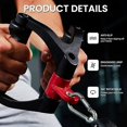 thumbnail image 5 of Tricep Pulldown Strap, Nylon Alloy Cable Machine Exercise Handle, Nonslip V-shaped Cable Machine Handle Pull Back, Double D Row Exercise Handle For We, 5 of 5