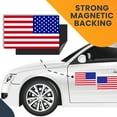 thumbnail image 7 of Magnet Me Up American Flag Vinyl Automotive Magnet Decals, Opposing 2 PK, 5x8 Inches, 7 of 7