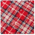 thumbnail image 4 of Firefly Hope Rectangular Christmas Plaid Tablecloth, Farmhouse Style Holiday Table Cover for Xmas Party, Dining Room & Home Decoration, Red and White Well Grid Small Snowball-SIZE H:55*102inch, 4 of 5