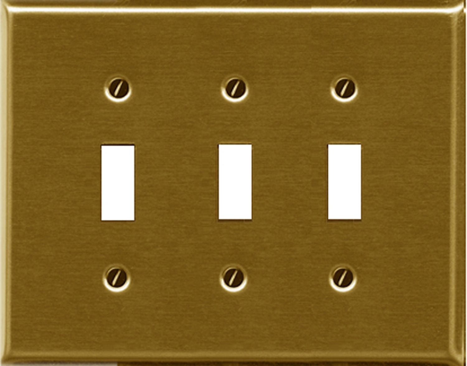 Interrupteur plaqué triple laiton traditionnel d'Atron Electro Industries