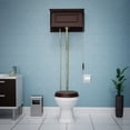 thumbnail image 2 of Renovator's Supply L-pipe High Tank Pull Chain Toilet with Elongated Bowl, White, 2 of 9