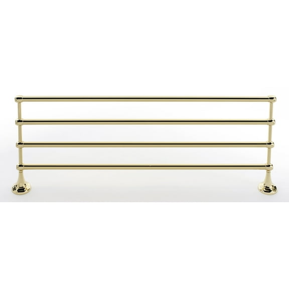 Alno A6626-24-PB Royale 26"W Solid Brass Wall Mounted Towel Rack - Brass