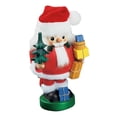 thumbnail image 2 of German nutcracker Santa Claus red, height 19 cm / 8 inch, original Erzgebirge by Richard Glaesser Seiffen, 2 of 2