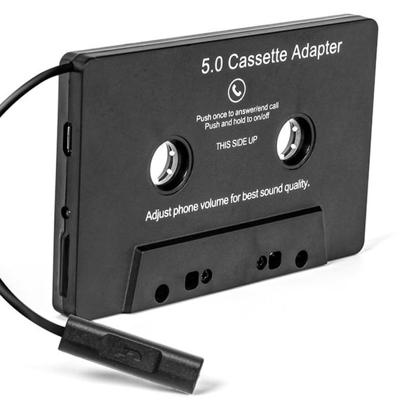 Converter BT Cassette Adapter for Car with Stereo Audio Wireless Cassette Tape to Aux Adapter Smartphone Audio Tape Converter